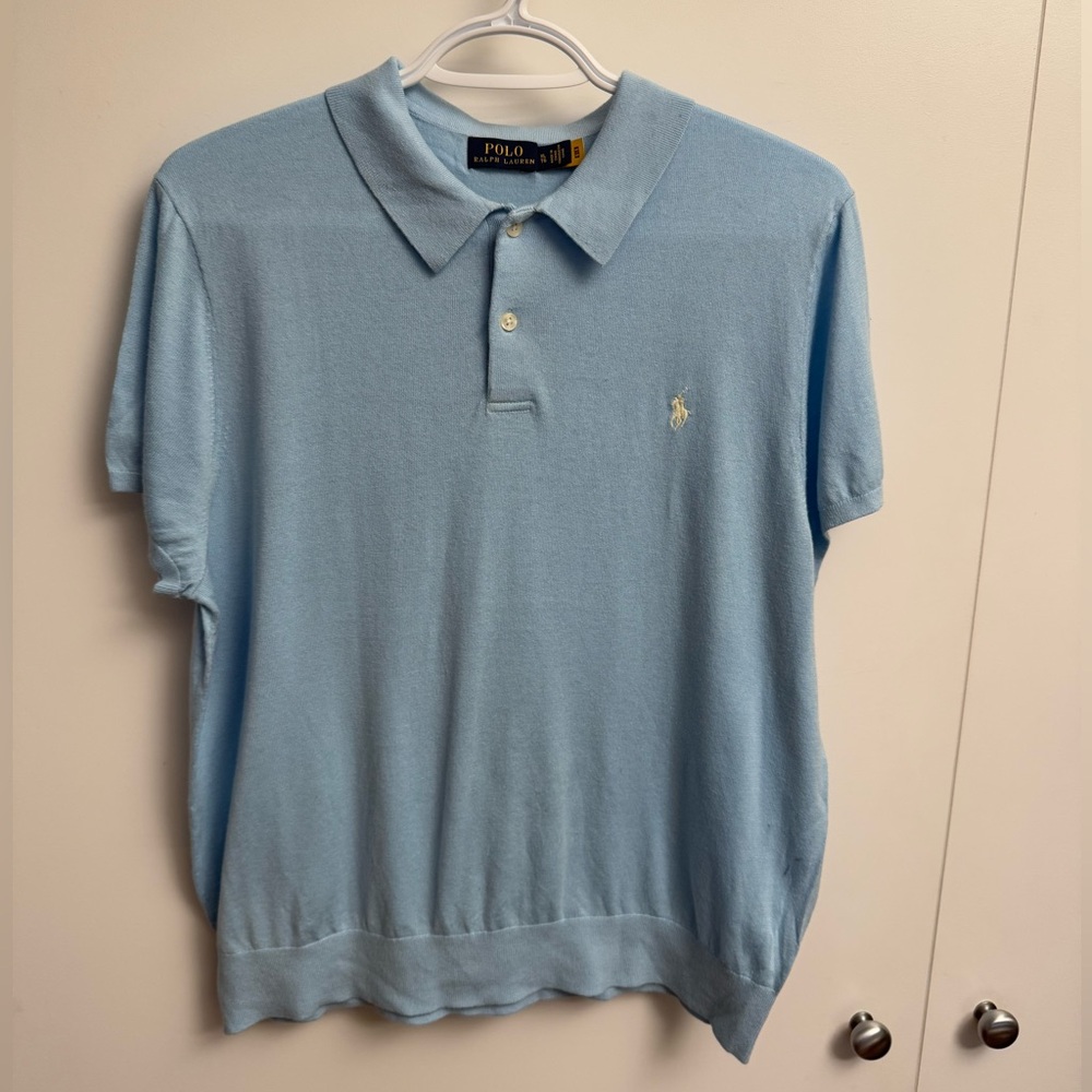 polo ralph lauren knit polo collar shirt